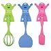 Precidio Nylon/Silicone Buddy Junior-Sized Utensils, Set of 3, Multi-Colored