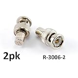 CablesOnline BNC RG58 50 OHM Terminator Adapter (2-Pack) (R-3006-2)