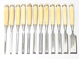 ノミ12本セット 6.8.10.12.14.16.18.20.22.23.26.38mm 大工道具 DIY