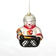 Calgary Flames NHL Glass Snowman Ornament (5.5")