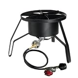 GASONE SP 20 High-Pressure Single Burner Outdoor Gas Cooker, Propane