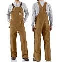 Carhartt Duck Zip-To-Thigh Bib Overall Unlined