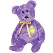 TY Beanie Baby - EGGS 3 the Purple Easter Bear