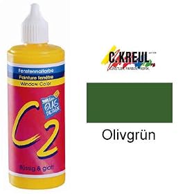C.KREUL Window Color loisirs Line "C2", 100 ml, vert olive