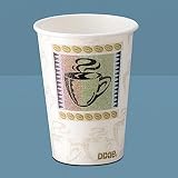 / DXE5338DX / Paper Hot Cups, Eight Ounces, Coffee Dreams Design, 500 Per Carton / Sold as 1 CT