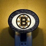Boston Bruins Art Glass Night Light