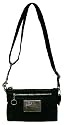 NEW AUTHENTIC COACH POPPY SIGNATURE SWINGPACK MESSENGER CROSSBODY BAG (Silver/Black)