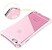 iPhone 6S Plus Case, E LV iPhone 6 Plus Case Cover - Clear Soft Rubber Hybrid Armor Defender Protective Case Cover for iPhone 6S Plus/6 Plus with 1 Stylus, 1 Screen Protector and 1 Microfiber Cleaning Cloth - HOT PINK