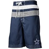 Dallas Cowboys Team Stripe Swim Shorts - Medium