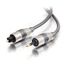 Cables To Go 3m Velocity Toslink-to-Optical Mini Plug Digital Cable  (27017)
