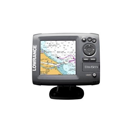 Lowrance Elite-5M Gold Chartplotter Preloaded