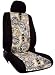CUSTOM Honda Civic Seat Covers - FRONT FULL SET: Low Back Buckets w/ Driver Side Arm and Adjustable Headrests (Hybrid) (2003-2003) - Neo-Sport Turtles Sandy Point - Made in the USA