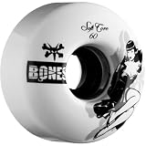 Bones Soft Core 60x36mm 80A Wht Skateboard Wheels (Set of 4)