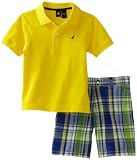 Nautica Sportswear Kids Boys 2-7 Two Piece Shirt and Short Set
