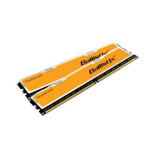 Crucial Technology BL2KIT12864AA106A 2GB Kit 1GBx2 Ballistix 240-pin DIMM DDR2 PC2-8500 Memory Module