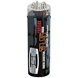 SOUNDSTORM CAP350B 3.5-Farad Capacitors With Digital Display (Black)