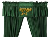 Best Quality Locker Room Valance - Dallas Stars NHL /Color Dark Green Size 88 X 14