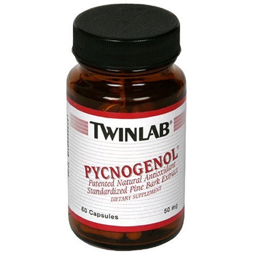 TwinLabs Pycnogenol Capsules 50 Mg 60 Count Bottle