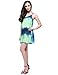 Women Summer Casual Sleeveless Tie Dye Print Strap Backless Beach Mini Dress