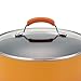 Rachael Ray Classic Brights Hard Enamel Nonstick 3-Quart Covered Steamer Set, Orange Gradient - 14481