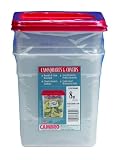 Books on Gazebo item: Cambro Set of 2 Square Food Storage Containers with Lids, 8 Quart
