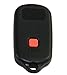 For 2001-2008 TOYOTA Sequoia New 4 Buttons Replacement Remote Entry Keyless Key Fob Shell Case(3BT+Panic)No chips Inside