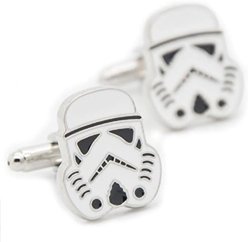 Jewelryfinds Star Wars Knights Sleeve Retro Nail Enamel Cufflinks Handsome Man Series
