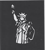 Stencil Statue Lbrty Stainls