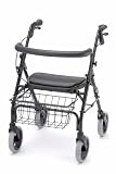 NOVA Cruiser Deluxe 4202 Walker, Black