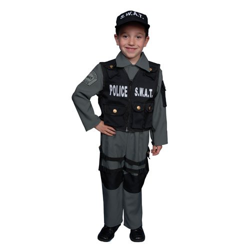 S.W.A.T Police Officer - Size Medium 8-10