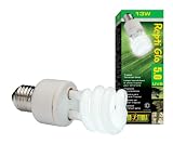 Exo Terra Repti-Glo 5.0 Compact Fluorescent Tropical Terrarium Lamp, 13-Watt
