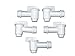 5 Pack of 1/2 turn 3/4 in. NPT Plastic Spigots