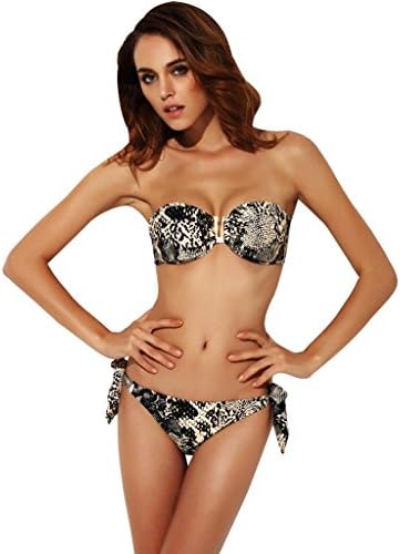 Thr Fille Women's Bra Bikini Suit L Printed