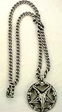Sigil Of Baphomet Pewter Necklace Pentagram Pendant