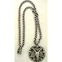 Sigil Of Baphomet Pewter Necklace Pentagram Pendant