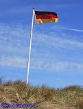 Fahnenmast 380cm mit Bodenhülse und Flagge