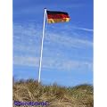 Fahnenmast 380cm mit Bodenh�lse und Flagge