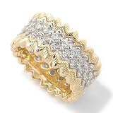 14K White / Yellow Gold or White / Rose Gold 1.00ct Diamond Ring