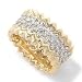 14K White / Yellow Gold or White / Rose Gold 1.00ct Diamond Ring