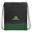University of Oregon Backpack Bag Drawstring Cinch Green UO Ducks Draw String Back Pack - For Boys Girls Students or Adults