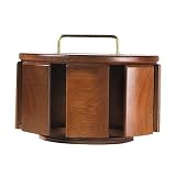 Solid Walnut Revolving Poker Chip Rack