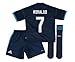 2015/2016 Christiano Ronaldo #7 Real Madrid Kids Youth Alternative Blue Jersey & Shorts