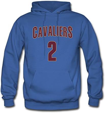 Custom Cleveland Cavaliers LeBron James #2 For Men Classic Sweatshirt Hoodie Blue XL