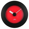 Round Wall Clock- Red/ Black
