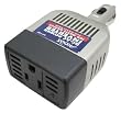 Akoos AK100 12 Volt Compact Power Inverter plugs into Auto Cigarette Lighter for Cell Phones and Laptops.