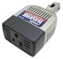 Akoos AK100 12 Volt Compact Power Inverter plugs into Auto Cigarette Lighter for Cell Phones and Laptops.