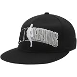 NBA adidas New Orleans Hornets Black Defense 210 Fitted Hat (Large/X-Large)