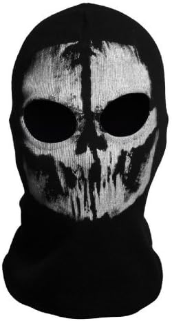 Wowtowow From Head to Neck Cool Bike Skateboard Hood Cos Terrorists Costume Face Skull Ghost Mask Wind Stopper Mask (#7)