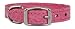 Croco - Faux Crocodile Leather Collar - 1/2 in. x 10 in. - Pink