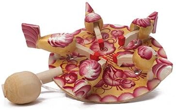 Wooden Chickens Pecking Toy